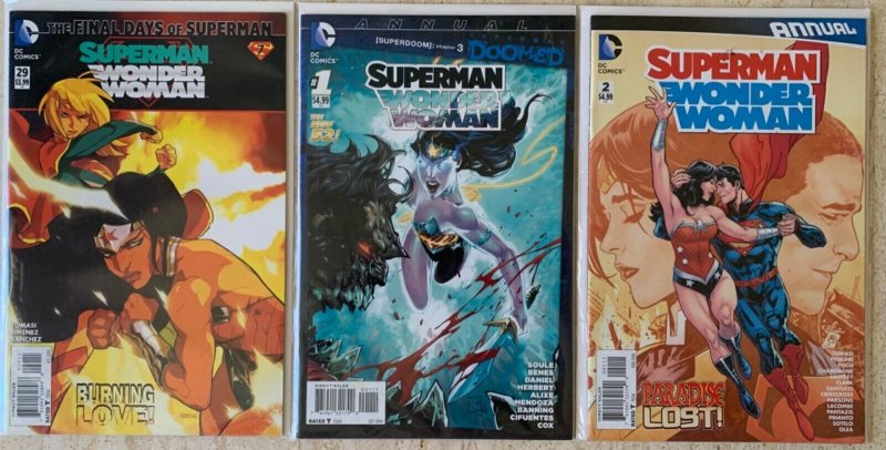 SUPERMAN/WONDER WOMAN 1-29, ANNUAL 1-2 + 10 VARIANTS | 2013-16 | COMPLETE SERIES