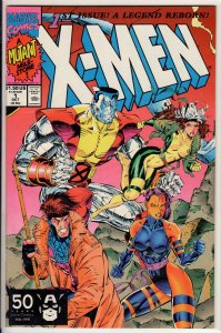 X-Men #1 Colossus and Gambit Cover (1991) 9.8 NM/MT