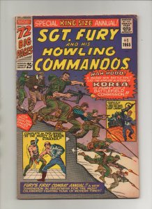 Sgt Fury & His Howling Commandos Annual #1 - King Size! - (Grade 5.5) 1965