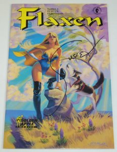 Flaxen #1 VF/NM; signed by Tim Burgard, Susie Owens, & Sergio Aragones 