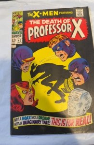 The X-Men #42 (1968)the death of professor X lite foxxing