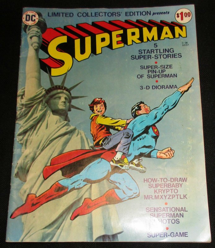 Superman Limited Collectors Treasury Edition C-38 (DC, 1975) VG