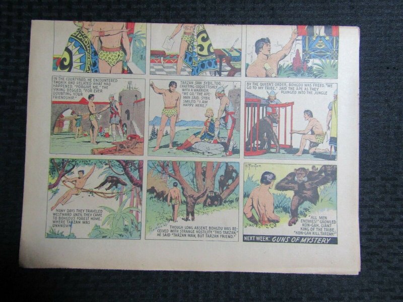 1935 Dec 29 Sunday Oregonian WORLDS GREATEST COMICS Tarzan 8pg FN 6.0