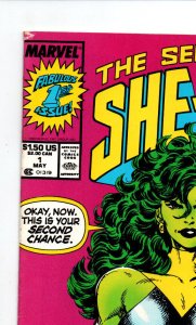 The Sensational She-Hulk #1 newsstand - John Byrne - 1989 - VF