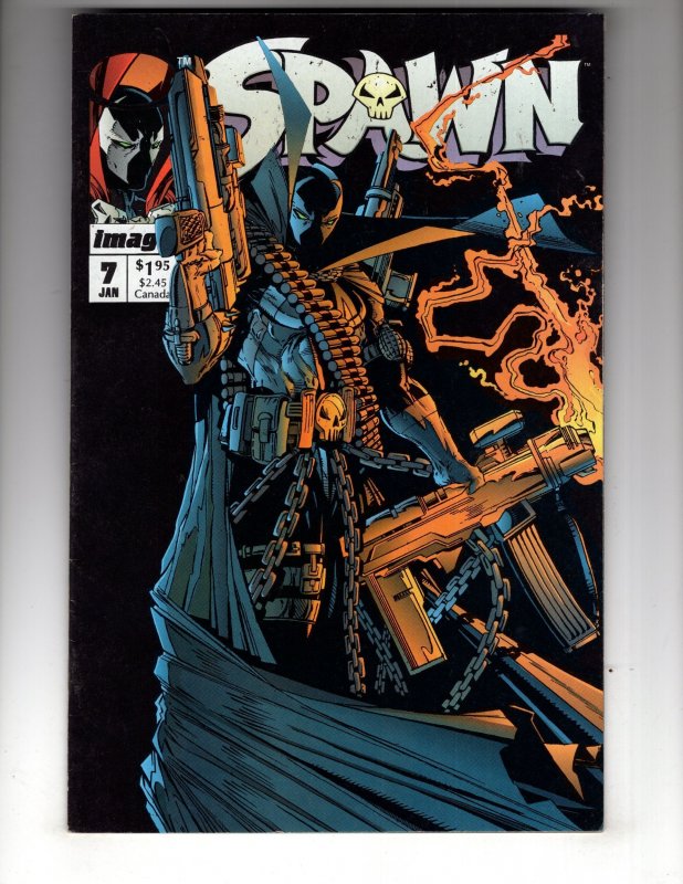 Spawn #7 (1993) VF/NM OVERT-KILL Appearance Image Comics / ID#04