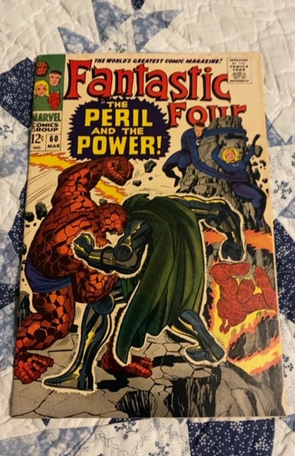 Fantastic Four #60 (1967)vs  Dr Doom a see description