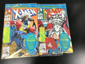 2PC UNCANNY X-MEN LOT (9.2) POLYBAGGED #295, 296!! 1992
