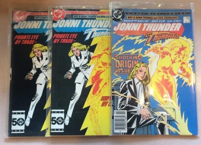 Jonni Thunder AKA Thunderbolt 1-4 VF/NM Lot Full Run Complete set