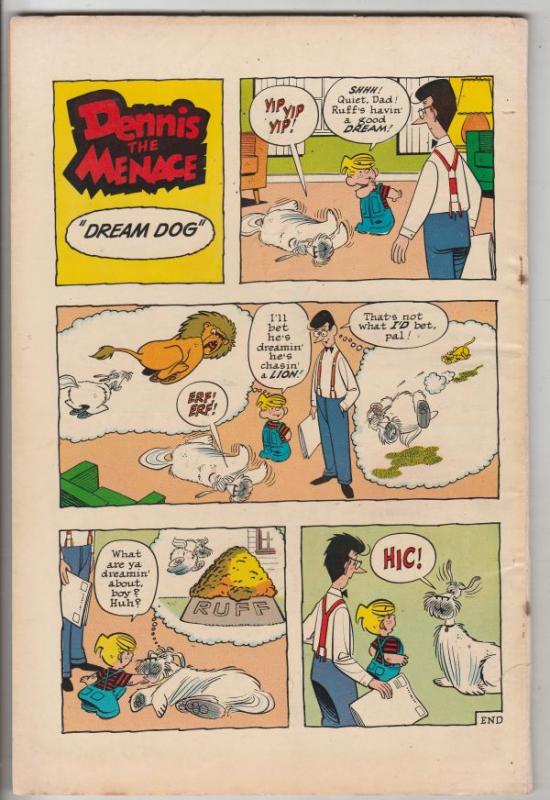 Dennis the Menace, Bonus Special Dog Ruff #1 (Oct-68) VF- High-Grade Dennis