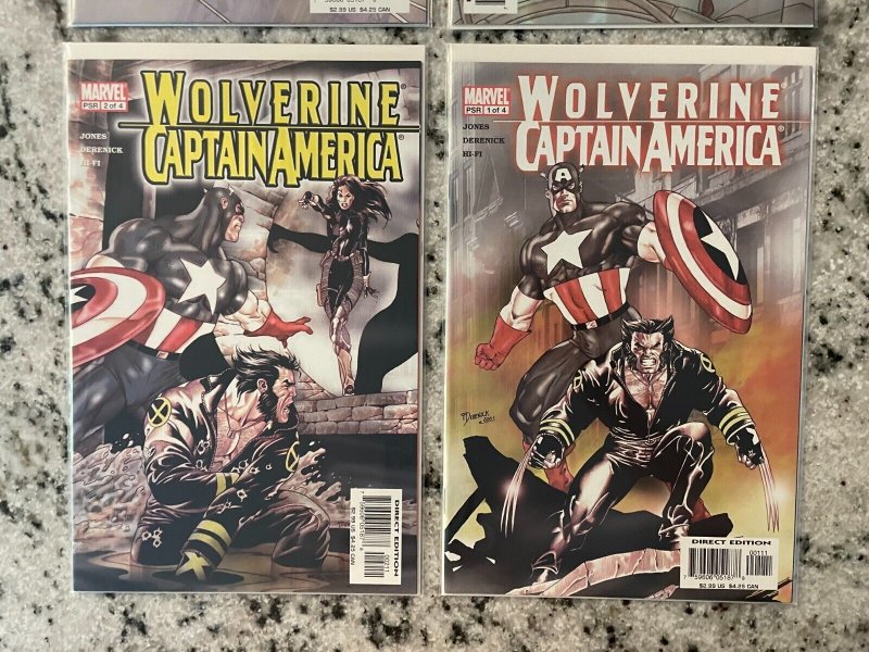Wolverine Captain America Complete Marvel COmics LTD Series # 1 2 3 4 NM CM16 