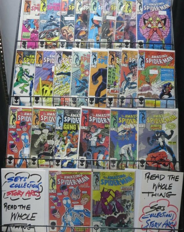 AMAZING SPIDER-MAN COLLECTION TWO! 24 BOOKS FROM #253-292!FINE!HOBGOBLIN!