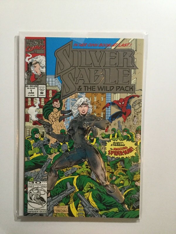 Silver Sable And The Wild Pack 1 2 Near Mint Nm Marvel