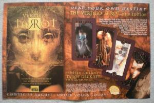 VERTIGO TAROT Promo Poster, 17 x 11, 2001, Unused, more in our store