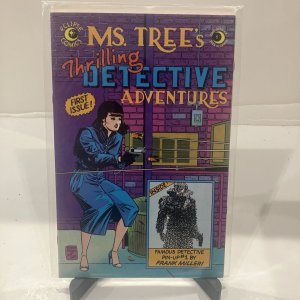 Ms. Tree's Thrilling Detective Adventures #1 Eclipse comics MILLER