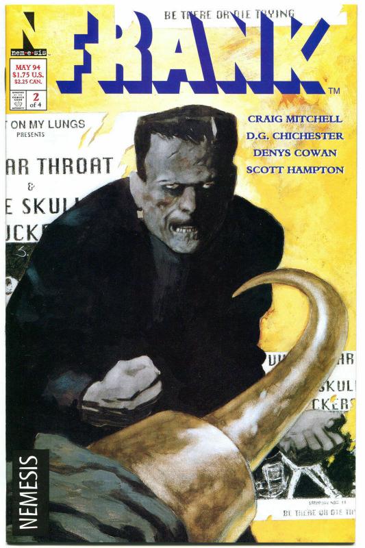 FRANK #1 2 3 4, NM+, Frankenstein, Monster, Present Day, 1994, more in store 