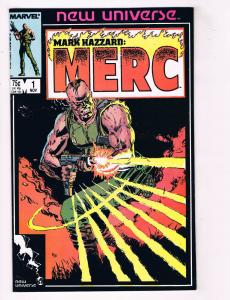 Marc Hazzard: Merc #1 FN Marvel Comics New Universe Comic Book Nov 1986 DE34
