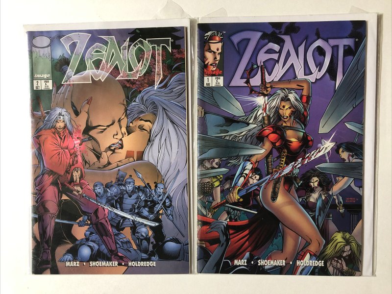 Zealot #1 2 Image Comics Wildcats 1995 Spine Wear Save Combine Shipping 