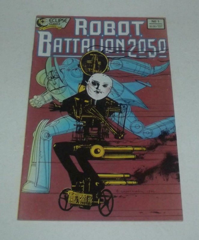 ROBOT BATTALION 2050 #1, VF+, Giants, Eclipse, 1988 more Indies in store