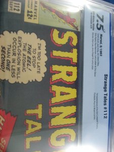 STRANGE TALES 112 CBCS 7.5 MARVEL 1963