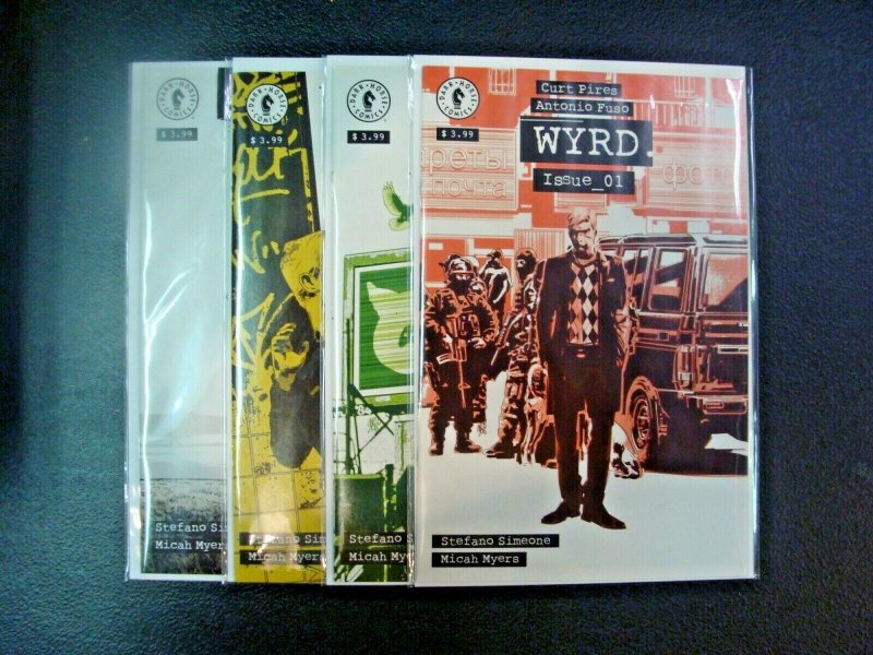 Wyrd #1-4 Complete Set Run Dark Horse Comics