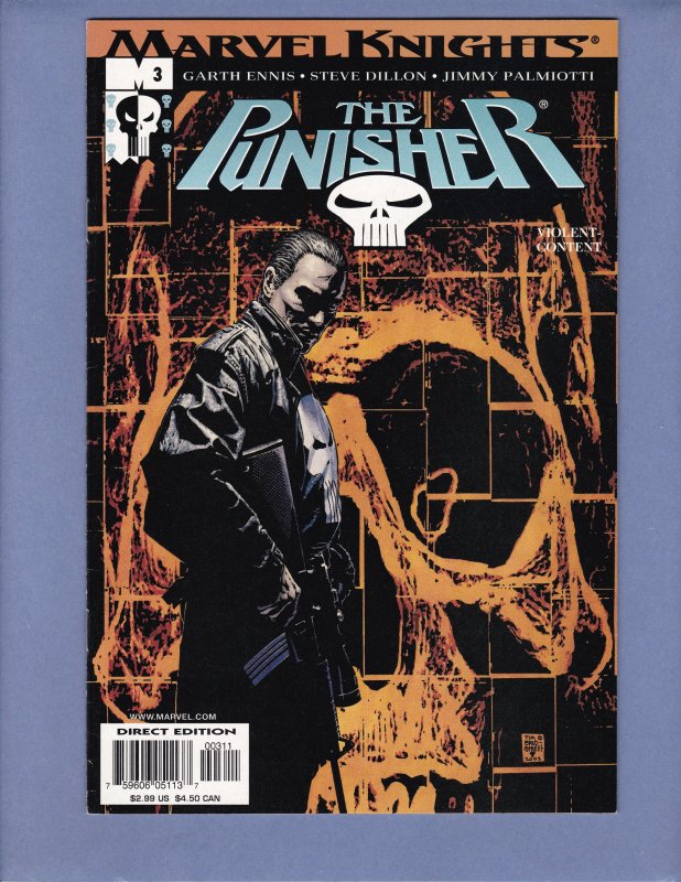 Punisher #3 NM- Marvel Knights 2001