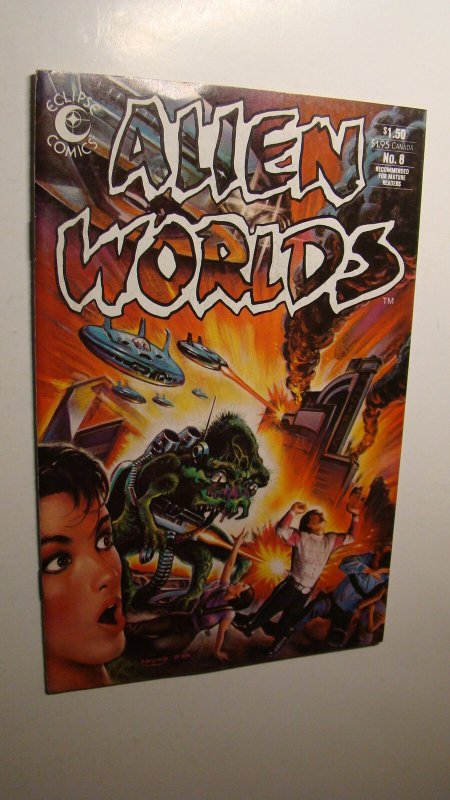 ALIEN WORLDS 8 NUDITY *HIGH GRADE*  WORLDS TWISTED TALES ECLIPSE GREAT ART