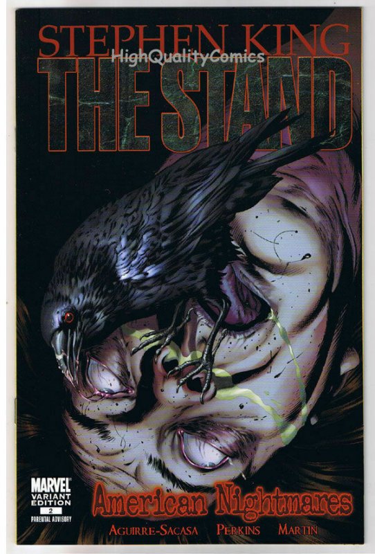 STEPHEN KING : STAND - AMERICAN NIGHTMARES #2, 2009, NM , Variant, Marvel