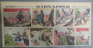 10/13 Walt Disney's Kidnapped Sunday Pages from 1960 Size: ~7.5 x 15 inches