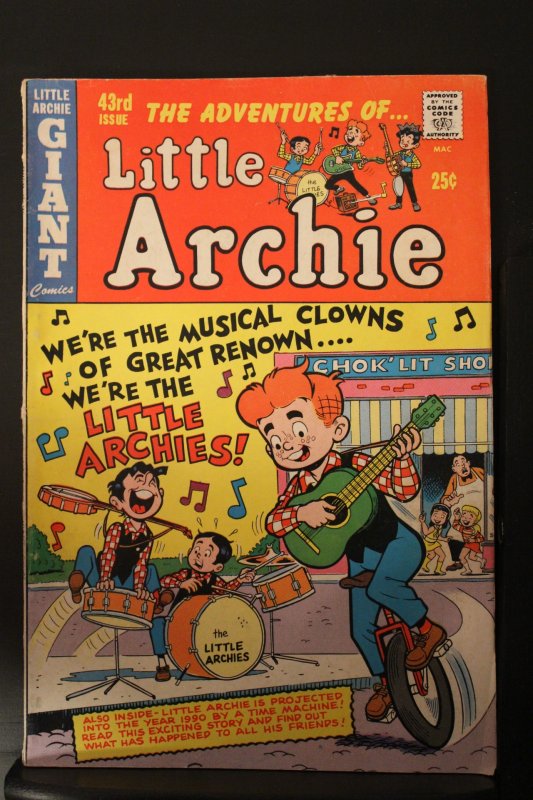 The Adventures of Little Archie #43 (1967) VF Little Archie's Band!!! Bo...