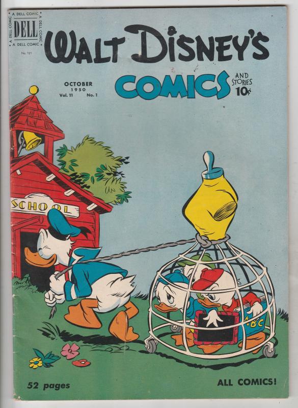 Comics and Stories, Walt Disney's #121 (Oct-50) FN/VF+ High-Grade Donald Duck...