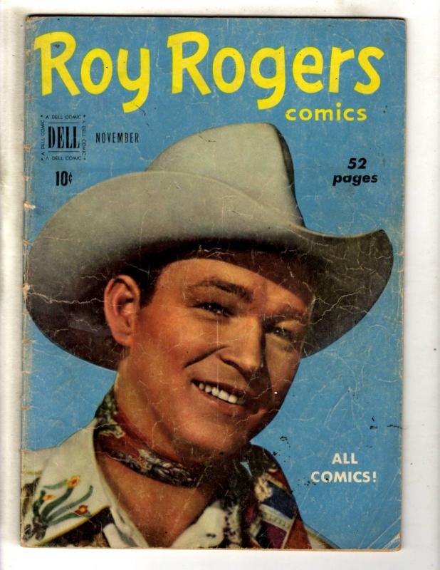 Roy Rogers Comics # 35 VG Dell Golden Age Comic Book Western Cowboy JL2