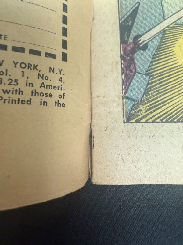 The X-Men #4 (1964) 1st Scarlet Witch! Apparent VG- condition see description!