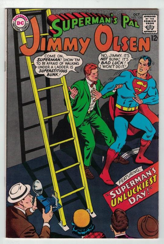 JIMMY OLSEN 106 FINE LEGION  OCT 1967