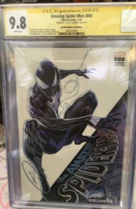 The Amazing Spider-Man #800 Campbell variant CGC signed by Campbell