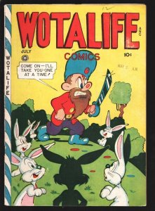 Wotalife #12 1947-Fox-Cosmo Cat-Li'l Pan-Final issue-Ivan the terrible cover ...