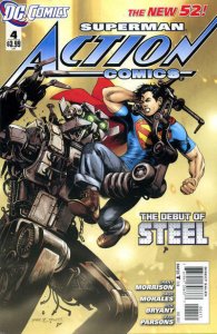 Action Comics #4 The New 52 Superman DC Comics February 2012 (VFNM or Better)
