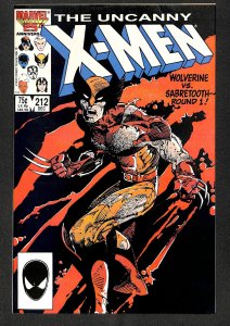 Uncanny X-Men #212 VF- 7.5