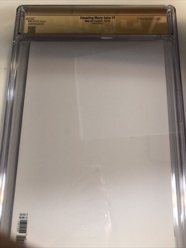 Amazing Mary Jane (2023)# 1 (CGC 9.8 SS) Signed & Sketch Tim Vigil*Marvel Comics