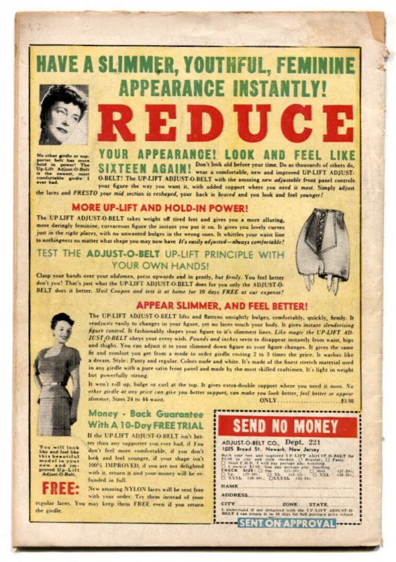 JUNGLE LIL #1 1950- Rare Golden-Age comic book- FOX- G