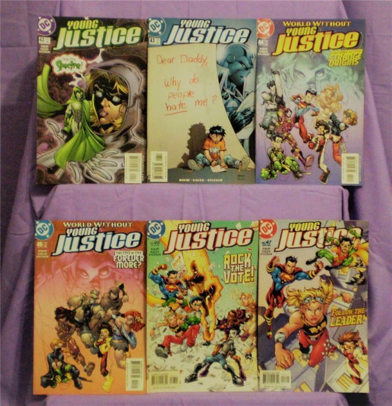 YOUNG JUSTICE #13 - 55 and MORE Todd Nauck Peter David (DC 1999)