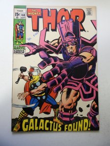 Thor #168 (1969) VG/FN Condition small moisture stain