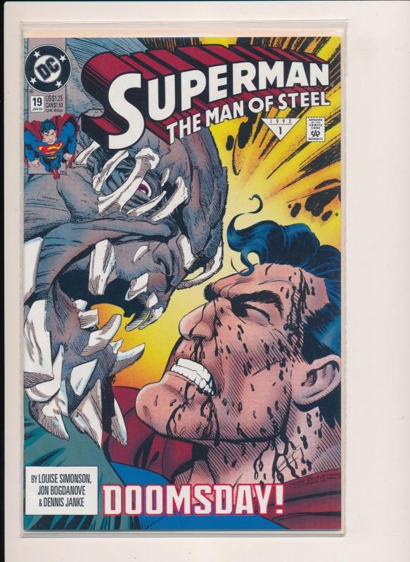 DC Comics SUPERMAN Doomsday! The Man of Steel #19  NM (HX826)