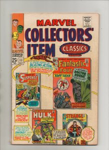 Marvel Collectors Item Classics #11 - Dr Doom Ant-Man Hulk - (Grade 6.0) 1967