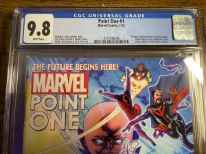 POINT ONE #1 CGC 9.8 1st App NEW NOVA SAM ALEXANDER 2012 Marvel Adam Kubert