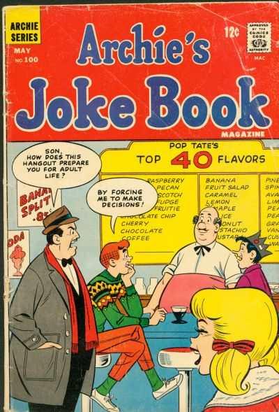 Archie's Joke Book Magazine #100, VG (Stock photo)