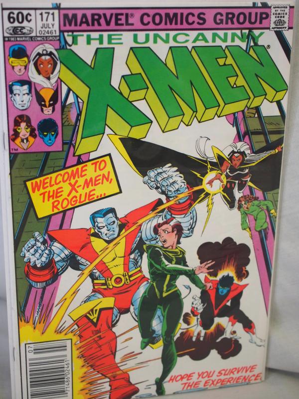 The Uncanny X-Men 171  VF/NM  condition.  Unread. 1983 Rogue joins the X-Men!