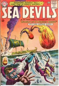 SEA DEVILS 13 G+ KUBERT,COLAN Oct. 1963 COMICS BOOK