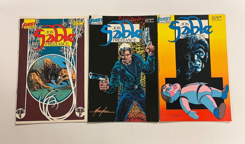 5 Jon Sable Freelance First Comics Books #37 38 39 40 41 Grell 16 JW5