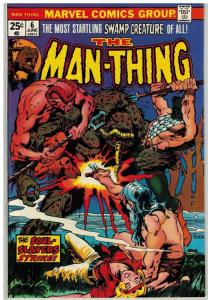 MAN THING (1974) 6 F-VF June 1974