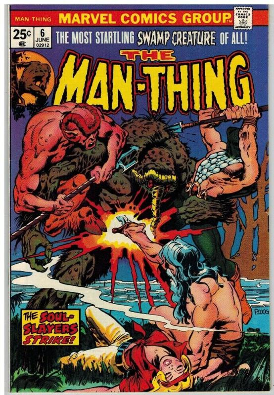 MAN THING (1974) 6 F-VF June 1974